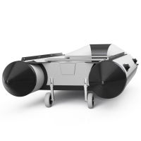Launching Wheels Boat Transom Wheels Dinghy Foldable One-hand Operation Stainless Steel A4 SUPROD HD200, grey/black
