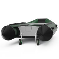 Launching Wheels Boat Transom Wheels Dinghy Foldable One-hand Operation Stainless Steel A4 SUPROD HD200, black/green