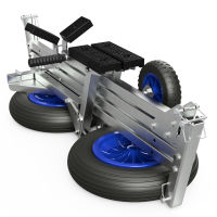 B-goods Foldable Launching Trolley, Dinghy Trolley, Hand Trailer, SUPROD TR350
