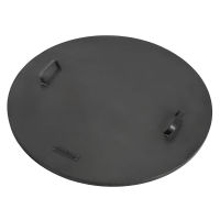 Lid for Fire Bowl, round, with Rim, 2 Handles CookKing