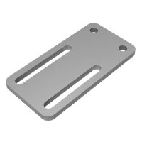 Clamping plate, For U-bolts M10, 40 mm, SUPROD, galvanised steel