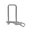 U-Bolt M10 with clamp plate, lashing eye and nuts, trailer, SUPROD, galvanised steel