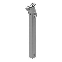 Square support with adapter, Clamp support, boat trailer, SUPROD, hot-dip galvanised steel, 40x40x310/410/510 mm