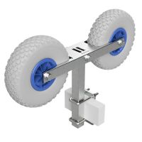 Pendule double roue dispositif de roulement aide à la mise à leau remorque pour bateau pneus en PU SUPROD RKDO3-260-PU, Ø 260 mm