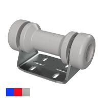 Polyurethane keel roller with holder B, incl. end caps,...