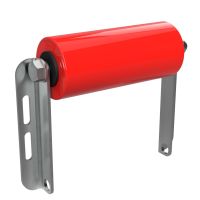 Polyurethane Side Roller with Holder C Boat Trailer Launching Aid galvanised SUPROD