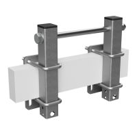 2 Keel roller supports with axle, side roller, boat trailer, SUPROD, galvanised steel