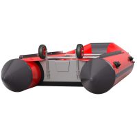 Rodas de transom rodas de lançamento de bote de barco Insufláveis dobrável aço inoxidável SUPROD ET200, preto/vermelho