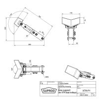 Windenstand-Bugstütze für XTR-Serie Slipwagen...