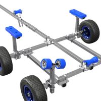 Strandtrailer handtrailer haven trailer jetski boottrailer SUPROD XTR-B360R-W2-TA, Ø 420 mm