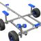 Slipwagen Handtrailer Hafentrailer Jetski Bootstrailer SUPROD XTR-B360R-W2-TA, Ø 420 mm