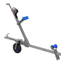 Slipvogn håndtrailer trailer til havnen bådtrailer bådvogn SUPROD XTR-L360R-W1-TA, Ø 420 mm