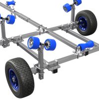 Slipvogn håndtrailer trailer til havnen bådtrailer bådvogn SUPROD XTR-L360R-W1-TR, Ø 420 mm