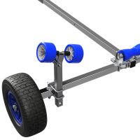 Uruchomienie wózka hand trailer zwiastun harbour przyczepa do łodzi wózek na łódź SUPROD XTR-L500R-W1, Ø 420 mm