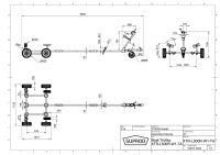 Carro de botadura de barcos remolque de mano remolque harbour remolque de barco carro de barco SUPROD XTR-L500R-W1-TA, Ø 420 mm