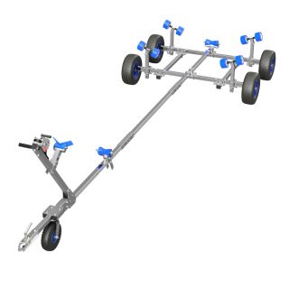 Slipwagen Handtrailer Hafentrailer Bootstrailer Bootswagen SUPROD XTR-L500R-W1-TR, Ø 420 mm