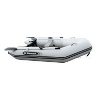 Allroundmarin Inflatable boat Kiwi 260, wooden floor, grey