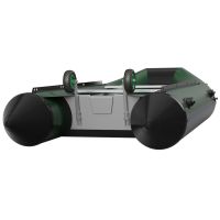 Hjulsæt til gummibåd transporthjul sammenklappelig rustfrit stål SUPROD ET200, sort/grøn