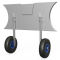 Transporthjul til akterspeil sjøsettingshjul for gummibåt sammenleggbar rustfritt stål SUPROD ET260
