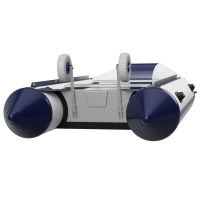 Coppia ruote di poppa ruote di lancio per gommoni di trasporto pieghevole acciaio inox SUPROD ET260, grigio/blu