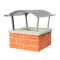 Stainless Steel Chimney Cover Rain Hood Fireplace Hood Fireplace Cover ALL SIZES KÖNIGSPROD Napoleon, 600 x 600 mm