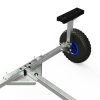 Spuštění vozíku lodní vozík ruční přívěs skládací nafukovací člun vozík SUPROD TR260-B, Ø 260 mm, cerná/modrá