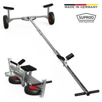 Launching Trolley Boat Cart Hand Trailer Foldable Inflatable Boat Trolley SUPROD TR260-B, PU, Ø 260 mm, black/red