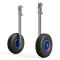 Ruedas de lanzamiento ruedas de botadura de bote para transporte plegable acero inoxidable SUPROD ET260, negro/azul