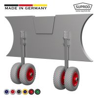 Boat Transom Wheels Launching Wheels for Inflatables Stainless Steel SUPROD EW200
