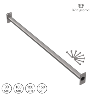 Nerezová ocel vodorovný pruh gymnastický bar pull-up bar horolezecká tyč KÖNIGSPROD, 90/100/120/150 cm