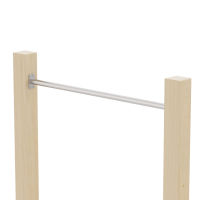 Acero inoxidable barra horizontal barra de gimnasia barra de dominadas bastón de escalada KÖNIGSPROD, 90/100/120/150 cm