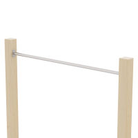 Acero inoxidable barra horizontal barra de gimnasia barra de dominadas bastón de escalada KÖNIGSPROD, 150 cm