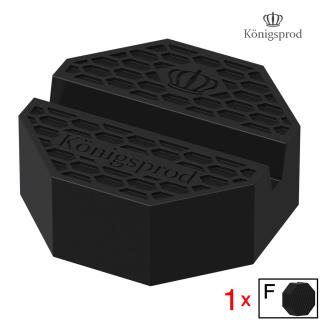 1 x Gummi universell stödplatta adapter gummiblock Jack Pad lyftplattform KÖNIGSPROD, F