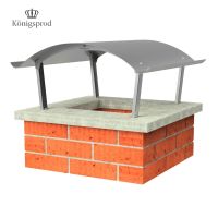 Stainless Steel Chimney Cover Rain Hood Fireplace Hood Fireplace Cover ALL SIZES KÖNIGSPROD Napoleon, 800 x 800 mm