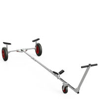 Foldable Launching Trolley with PNEUMATIC WHEELS, Hand Trailer, SUPROD TR350-LU