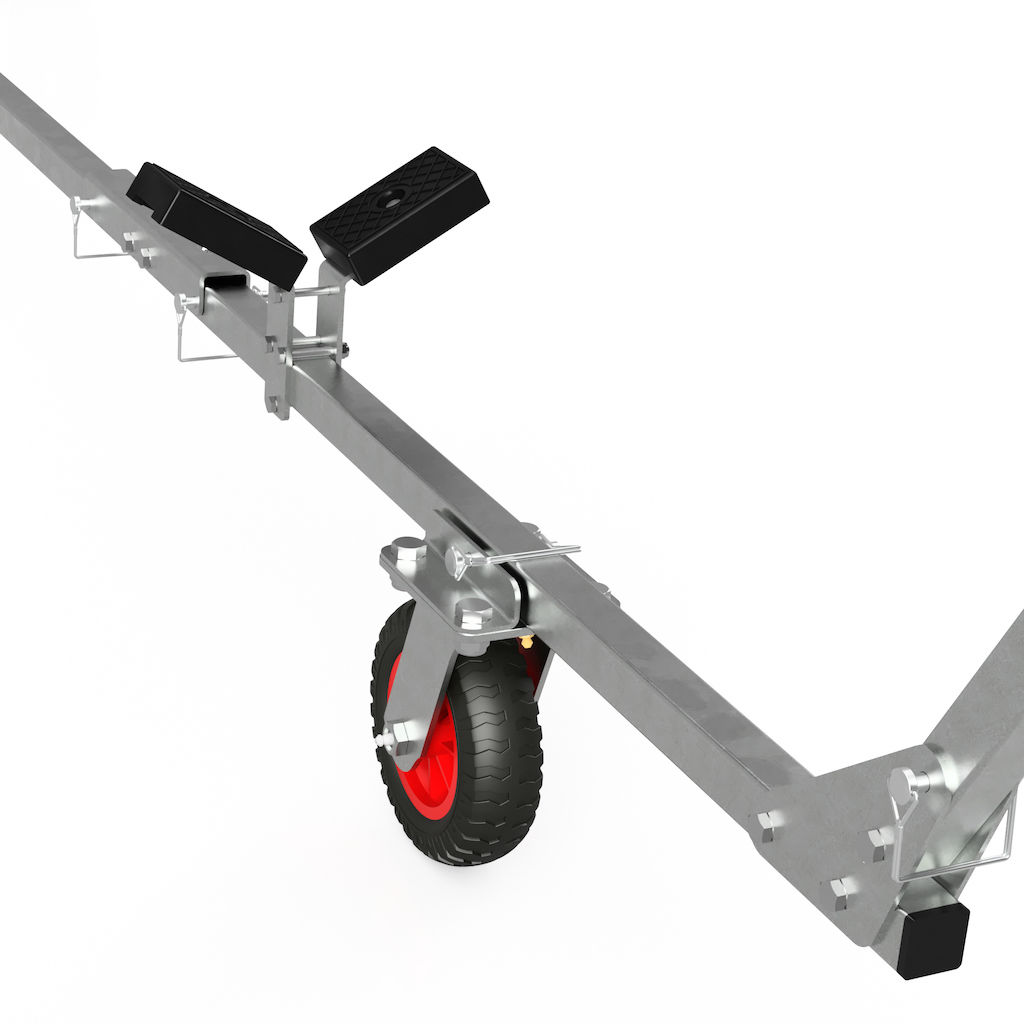 Strandtrailer Rubberboot trolley Boot dolly voor motor  