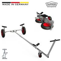 Foldable Launching Trolley with PNEUMATIC WHEELS, Hand...