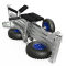 Launching Trolley Boat Cart Hand Trailer Foldable Inflatable Boat Trolley SUPROD TR260-L-LU, Air, Ø 260 mm, black/blue