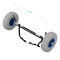 Acciaio inox carrello SUP ruote per Stand Up Paddleboard carrello di trasporto SUPROD UP260, grigio/blu