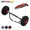 Stainless Steel SUP Trolley Stand Up Paddleboard Wheels Transport Cart SUPROD UP260, black/red