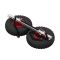 Aço inoxidável carrinho SUP rodas de paddleboard em pé carrinho de transporte SUPROD UP260, preto/vermelho