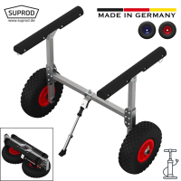 Canoe cart with PNEUMATIC WHEELS, SUP trolley, SUPROD...