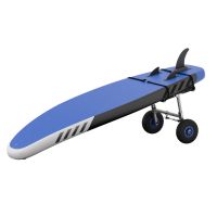 Canoe Cart with Air Tires Transport Trolley SUP Board Aluminium SUPROD KW260-LU, black/blue