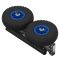 Canoe Cart with Air Tires Transport Trolley SUP Board Aluminium SUPROD KW260-LU, black/blue