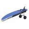 Carrello per canoe con pneumatici carrello di trasporto SUP board alluminio SUPROD KW260-LU, nero/blu