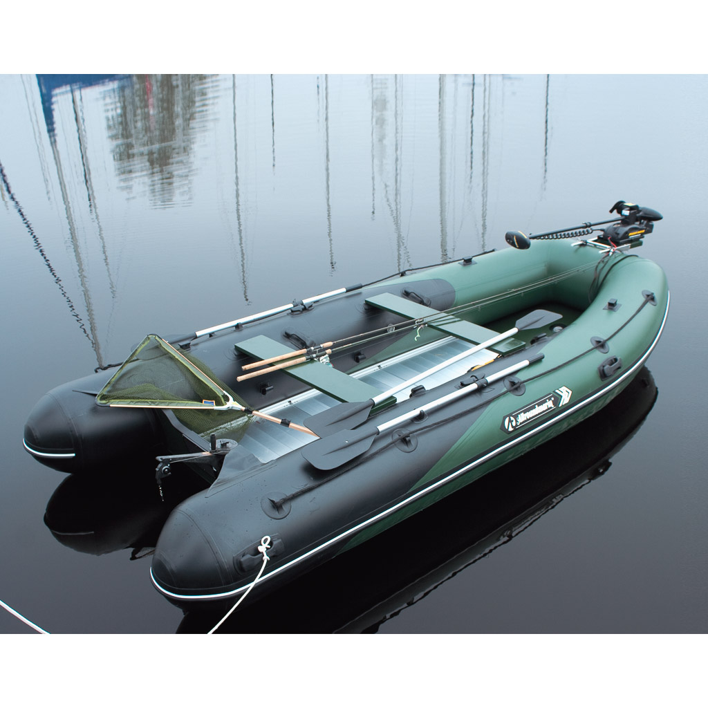 Allroundmarin Schlauchboot Poker 380, Aluminiumboden, grün Angeln Jagd Freizeit Sport 1