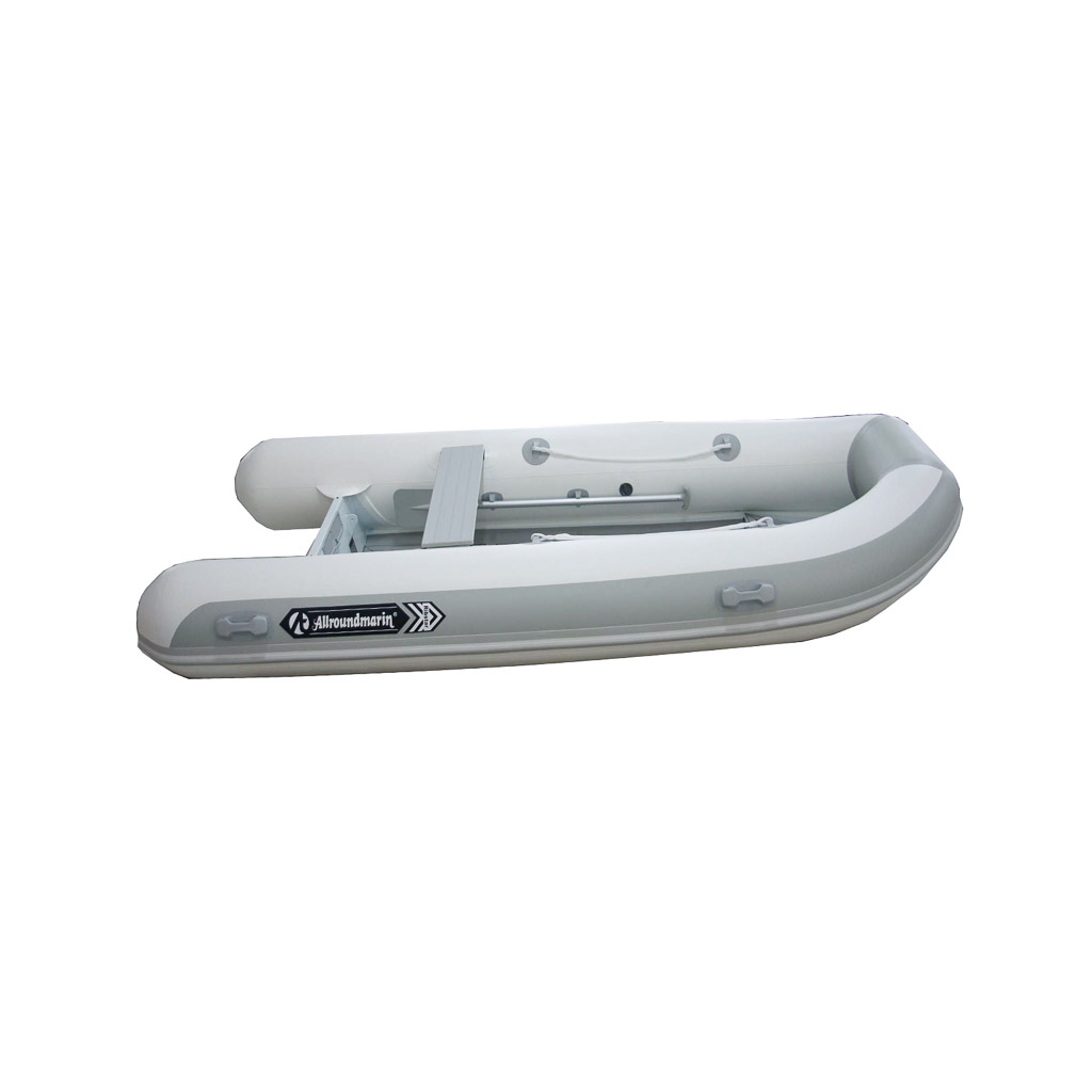 Allroundmarin RIB bateau pneumatique à coque rigide Ribstar ALU-PRO-270, plancher en aluminium (coque fixe), blanc temps libre le sport 1