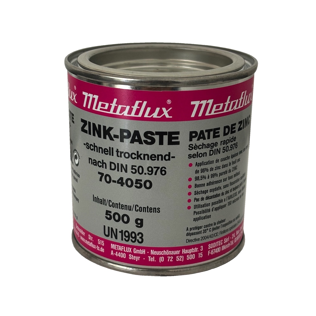 Amélioration du zinc pâte de zinc 500 g Metaflux 70-40 1