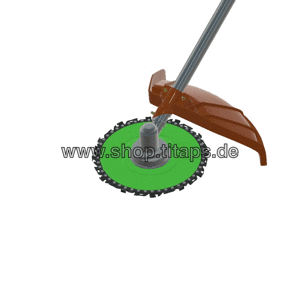 Chain cutting head, mower adaptor, for lawn trimmer, motor scythe 1