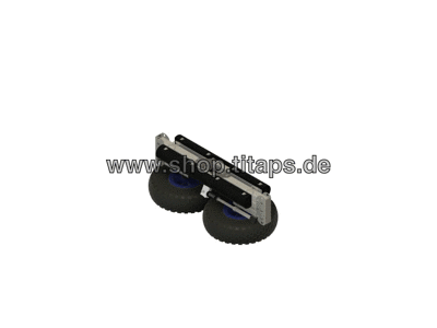 Wózek kajakowy, Wózek SUP, SUPROD KW260, aluminium 3